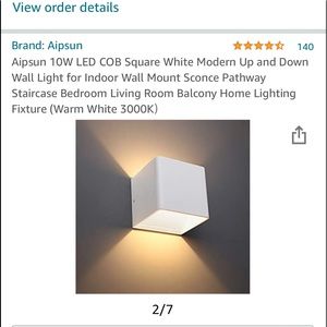 Led wall light